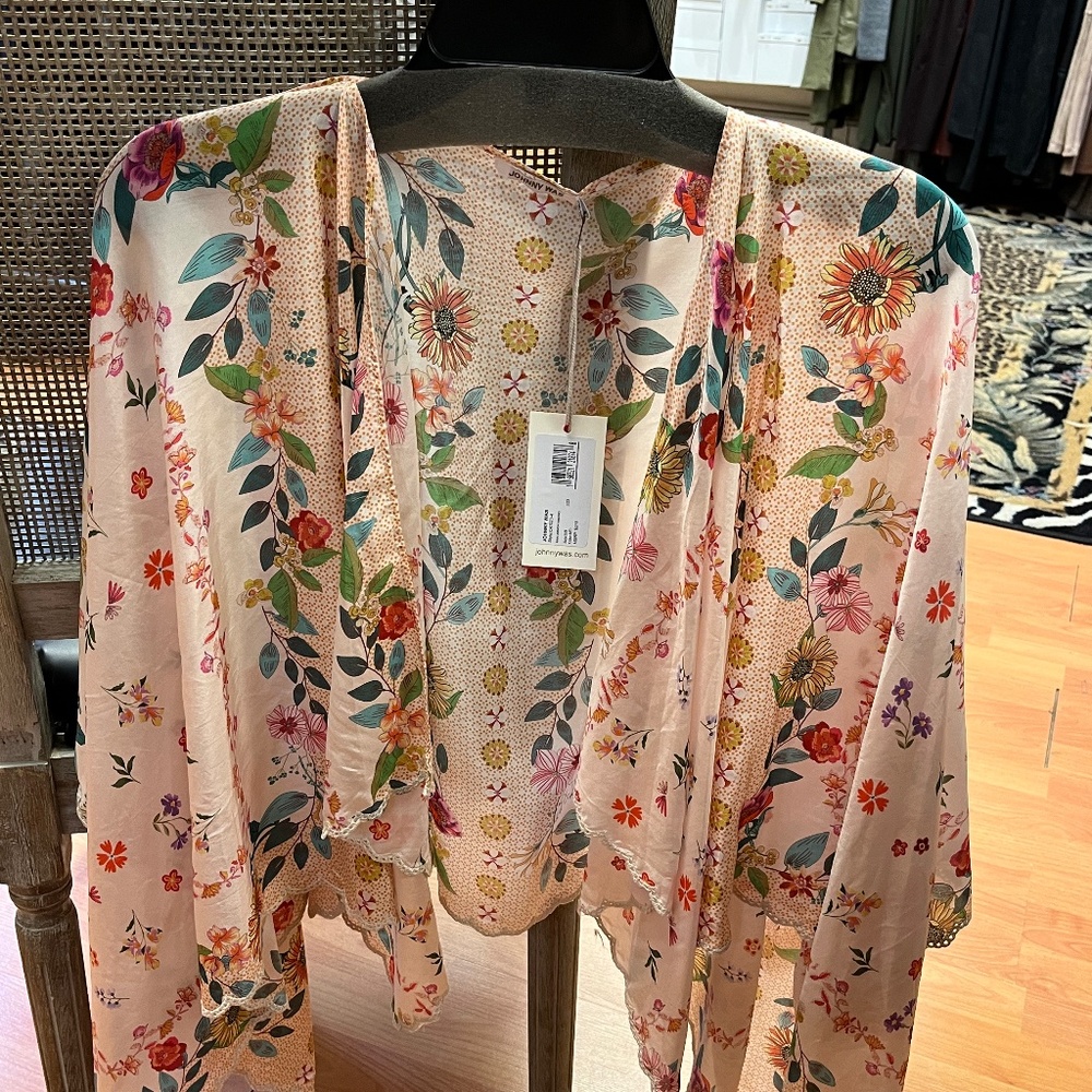 Johnny Was Nan Armon Kimono O/S  NWT